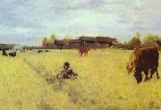 Valentin Serov October Domotcanovo oil on canvas